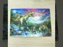 Cartão de aniversário de Natal 3D Com Envelope Cartão Postal Lenticular