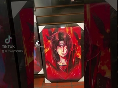 Folha de Lente Lenticular 3D Lenticular Flip Anime Poster 40LPI 50L