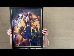 DGZ Naruto Messi Ronaldo Esporte 3D Flip Motion Lenticular Pôsteres de Anime 40 * 60cm