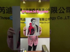 DGZ Naruto Messi Ronaldo Esporte 3D Flip Motion Lenticular Pôsteres de Anime 40 * 60cm