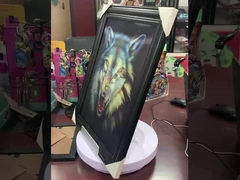 DGZ Naruto Messi Ronaldo Esporte 3D Flip Motion Lenticular Pôsteres de Anime 40 * 60cm