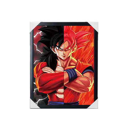 Venda Quente Anime Dragon Ball 3d Lenicular Folha Holográfica Lenticular Anime Cartão 3d Picture For Wall