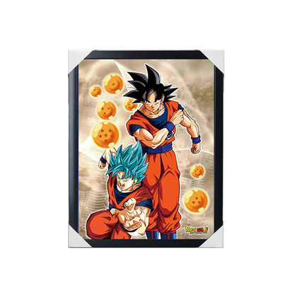 Comic japonês Dragon Ball One Piece Demon Slayer Branqueador Impressão 3D Anime Pinturas Suspensas Decoração de Parede Rolos Pôster