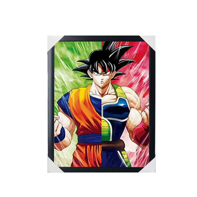 Comic japonês Dragon Ball One Piece Demon Slayer Branqueador Impressão 3D Anime Pinturas Suspensas Decoração de Parede Rolos Pôster