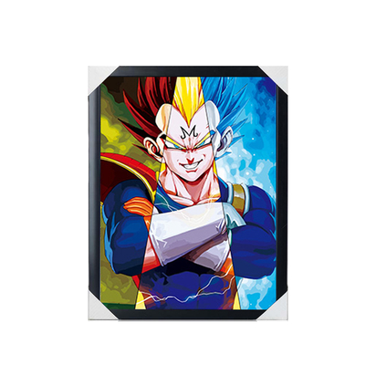 Comic japonês Dragon Ball One Piece Demon Slayer Branqueador Impressão 3D Anime Pinturas Suspensas Decoração de Parede Rolos Pôster