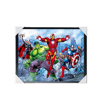 Pôster 3D de Anime Marvel 3D Pôster Lenticular Decoração de Parede Impressão 3D Mudança de Imagem Pôster de Anime