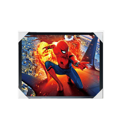 Pôster 3D de Anime Marvel 3D Pôster Lenticular Decoração de Parede Impressão 3D Mudança de Imagem Pôster de Anime