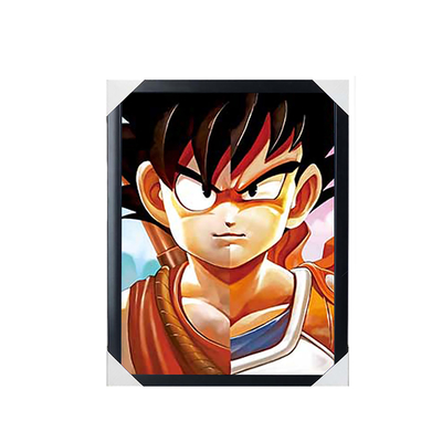 Venda Quente Anime Dragon Ball 3d Lenicular Folha Holográfica Lenticular Anime Cartão 3d Picture For Wall