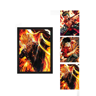 Best-seller Folha de Lentes Lenticulares 3D Imagem Pôster Lenticular Flip Picture Pôster Anime 3D Pôster Lenticular