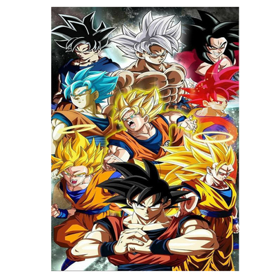 Cartoon 3D Poster Efeito de Flip Lenticular Anime Tema 75 LPI Impressão Lenticular Decoração Pintura
