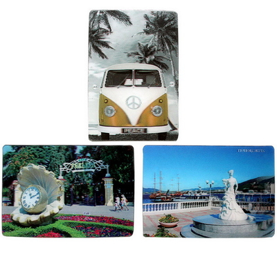 Imãs 3D de Frigorífico Imãs 3D Lenticulares Imãs Criativos de Frigorífico Imãs Magnéticos 3D Imãs Turísticos Souvenir