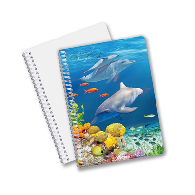 Uso Diário Boa Qualidade Feita na China Eco-Friendly PET Folhas Personalizadas Duráveis 3D Lenticular Espiral Notebook