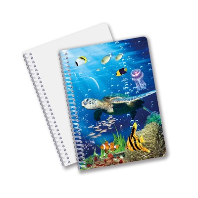 Papeleria Escolar 3D Lenticular Publicidade Personalizado Notebooks Espiral para Crianças Promoção presente