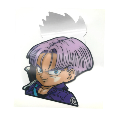 Holograma 3D Lenticular Auto Sticker de Parede Personalizado Carinhosos 3D Anime Motion Stickers Com Logotipo