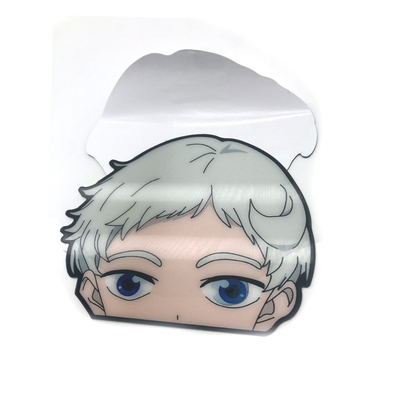 Holograma 3D Lenticular Auto Sticker de Parede Personalizado Carinhosos 3D Anime Motion Stickers Com Logotipo