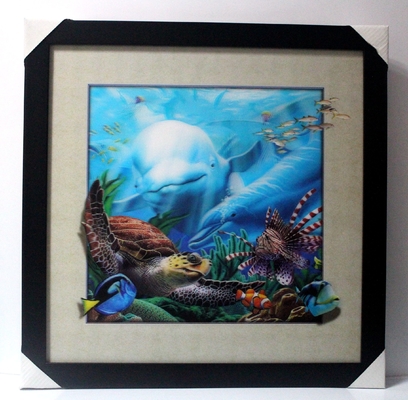 40 X 40cm 3D Lenticular Flip Picture Wholesale/Custom Lenticular Printing 3D Poster 3D Lenticular Foto com Animal