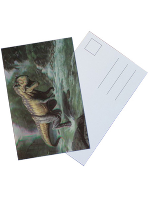 Regalos para crianças Dinossauro Cartão 3D Animação Imagem Cartão postal 3D Cartões móveis