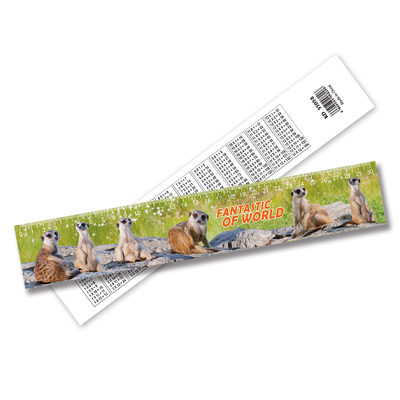 Impressão 3D linda e elegante Regra Lenticular Regra Plástica Flexível Forma Personalizada