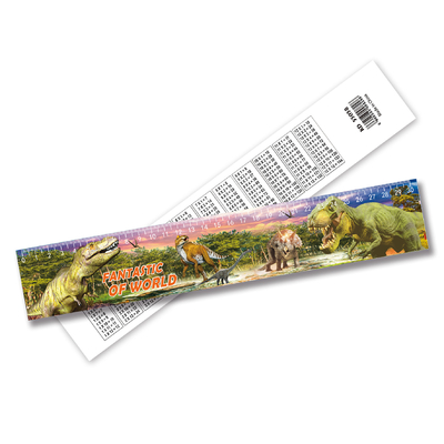 Lenticular 3D Ruler PET personalizável Decorações para casa com efeito de animação 3D