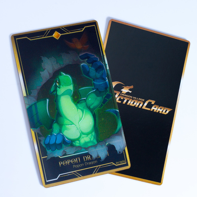 Impressão a cores completas PET Cartão Lenticular Personalizado 3D Cartão de Impressão Lenticular