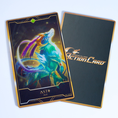 Cartão 3D PET Lenticular personalizável para publicidade e lembranças