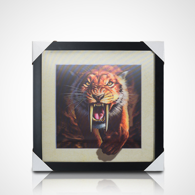 Impressão 3D de cartazes lenticulares PET personalizados Pintura 3D com quadro PS preto para decoração residencial