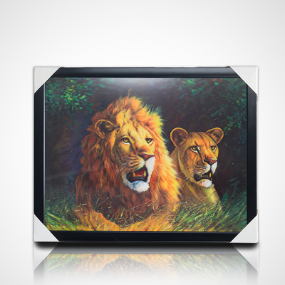 Pintura 3D Lenticular com Quadro Negro 40*30cm PET 5D 3D Quadros de Imagens Lenticulares Obra de Arte Imagens Modernas