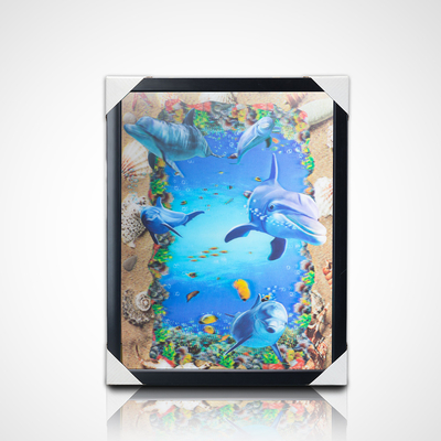 Pôster Lenticular de fábrica com moldura personalizada com baixo MOQ pronto para envio