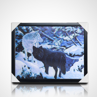 Pôster Lenticular de fábrica com moldura personalizada com baixo MOQ pronto para envio