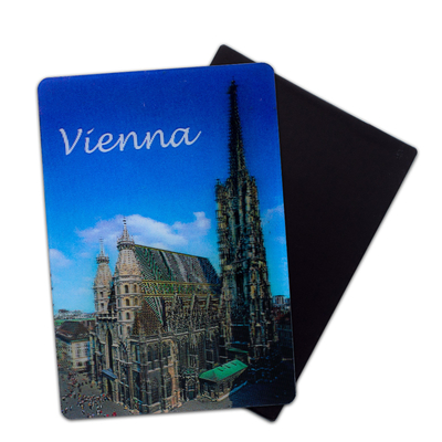 Regalo de Souvenirs do Castelo de referência Imãs lenticulares 3D para promoções