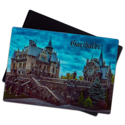 Regalo de Souvenirs do Castelo de referência Imãs lenticulares 3D para promoções