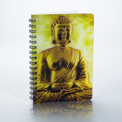 hot sales design personalizado A4 A5 3d lenticular espiral diário de exercícios notebook com capa 3d para estudantes