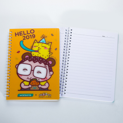 Atacado personalizar Produtos comercializáveis Baratos 3D Lenticular capa dura Sprial Binding Animal Notepad Notebook