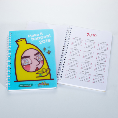 Atacado personalizar Produtos comercializáveis Baratos 3D Lenticular capa dura Sprial Binding Animal Notepad Notebook