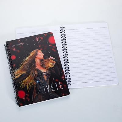 Fornecedores de papelada Personalizado A4/A5/A6 tamanho 3D PP/PET Lenticular Impressão Cover Sprial Papel de Ligação Exercício Notebook