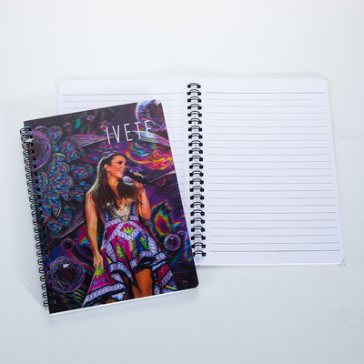 Fornecedores de papelada Personalizado A4/A5/A6 tamanho 3D PP/PET Lenticular Impressão Cover Sprial Papel de Ligação Exercício Notebook