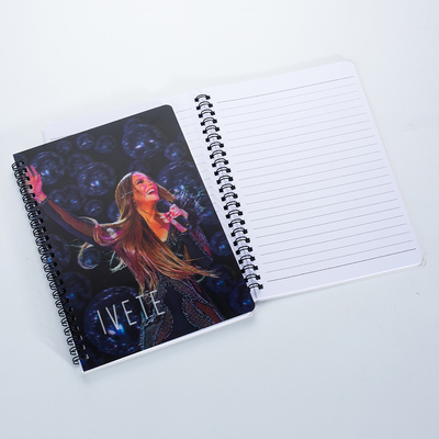 Fornecedores de papelada Personalizado A4/A5/A6 tamanho 3D PP/PET Lenticular Impressão Cover Sprial Papel de Ligação Exercício Notebook