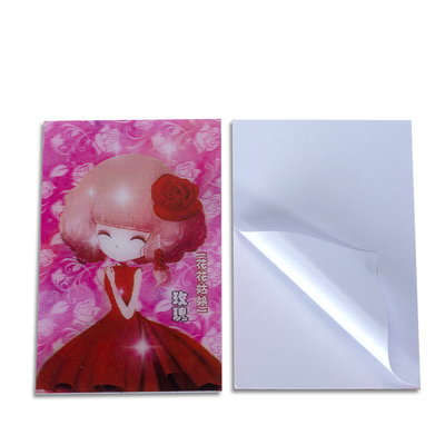 Grosso Lenticular Anime Motion Sticker Peeker à prova d'água Lenticular Anime Car 3D Sticker