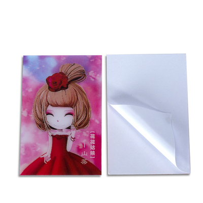Grosso Lenticular Anime Motion Sticker Peeker à prova d'água Lenticular Anime Car 3D Sticker