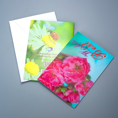 Impressão Lenticular 3D Custom Kpop Cartão Postal/ Cartão de Visita