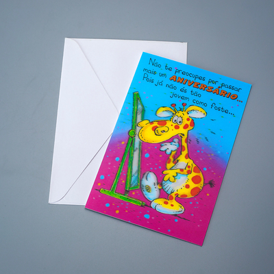 Cartão de boas-vindas personalizado de alta qualidade colorido em relevo de papel de alumínio de ouro selo agradeço cartão para presentes