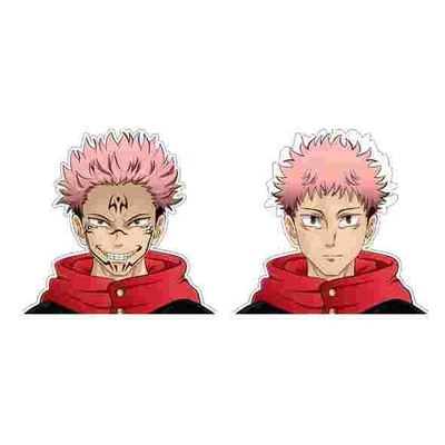 Autocolante de anime à prova d'água com adesivos Iguro Obanai Demon Slayer 3D