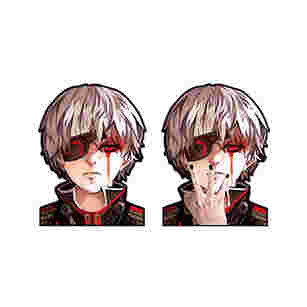 Etiqueta de logotipo de impressão personalizada PVC Anime Auto Sticker Anime Motion Card Sticker