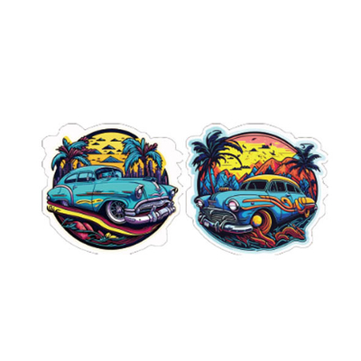 Autocolantes de desenho animado Lenticular Carro Laptop Decoração de garrafas de água