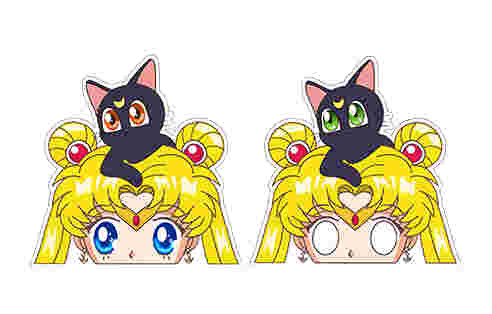 Auto Sticker Demon Slayer 3D Lenticular Motion Stickers Auto Decals à prova d'água