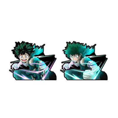 Cartoon Lenticular Waterproof Decals Flip Changing Stickers Anime 3D Motion Sticker para carro