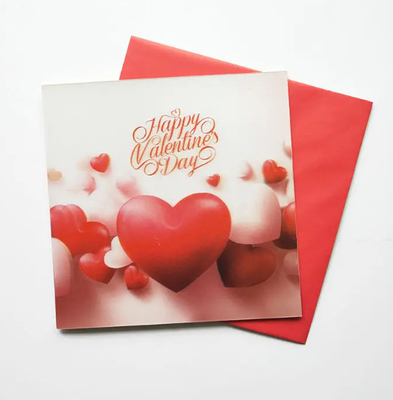 Venda Quente Custom Lenticular Impresso 3D Cartões de Invitação