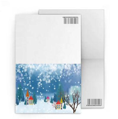 Cartões de Saudação 3D Lenticulares Personalizados para Celebração de Natal