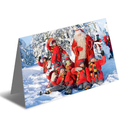 Cartões de Saudação 3D Lenticulares Personalizados para Celebração de Natal
