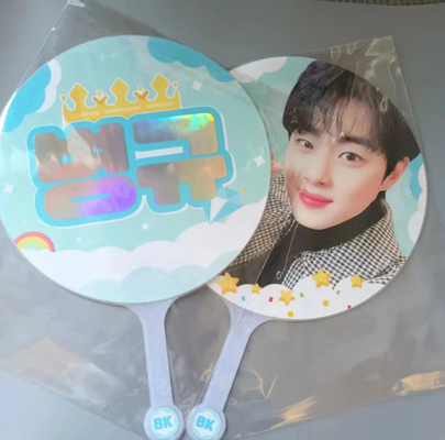 Ventilador Lenticular de um lado Kpop Ventilador Lenticular 3D Ventilador Lenticular